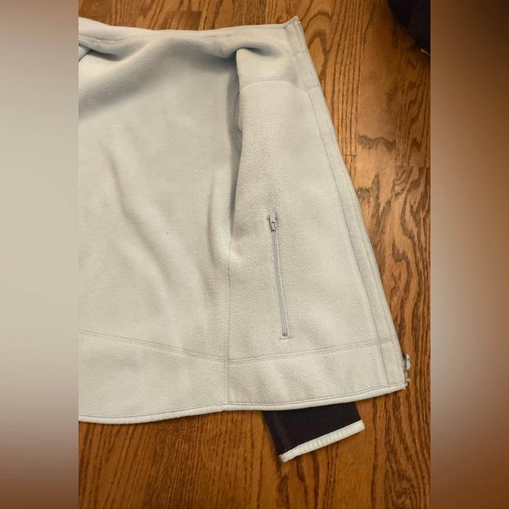 Youth fleece reversible Jacket (Navy / light blue) - Picture 4 of 4